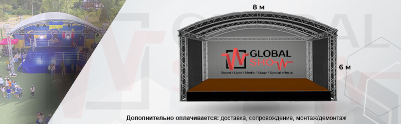 Стена арочная 